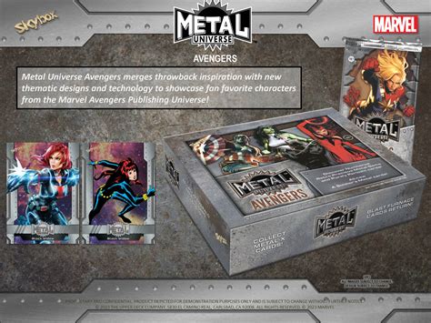 marvel metal cards box|upcoming marvel trading cards.